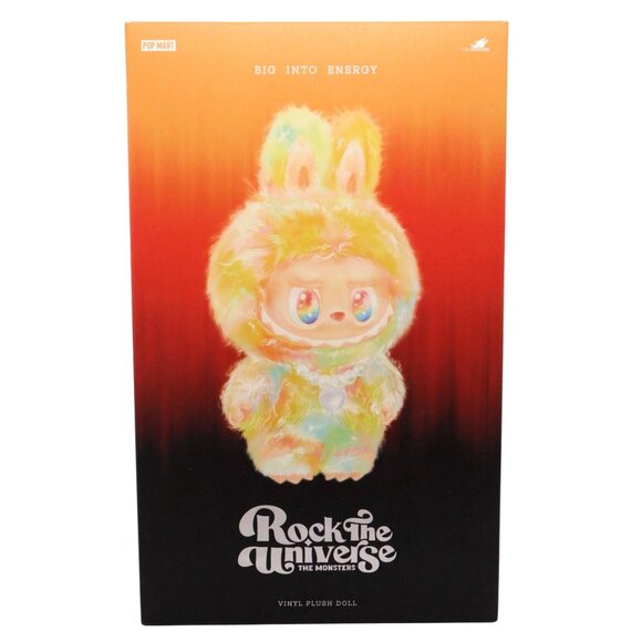 Labubu ROCK THE UNIVERSE 14" Plush Doll Big Into Energy Pop Mart US Seller NEW - Picture 1 of 6